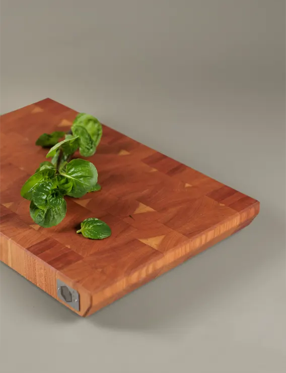 Pura Cerisier Planche à découper en cerisier en bout