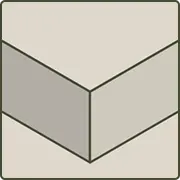 Planche à découper avec bords droits