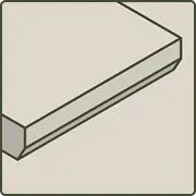 Planche à découper avec côtés biseautés