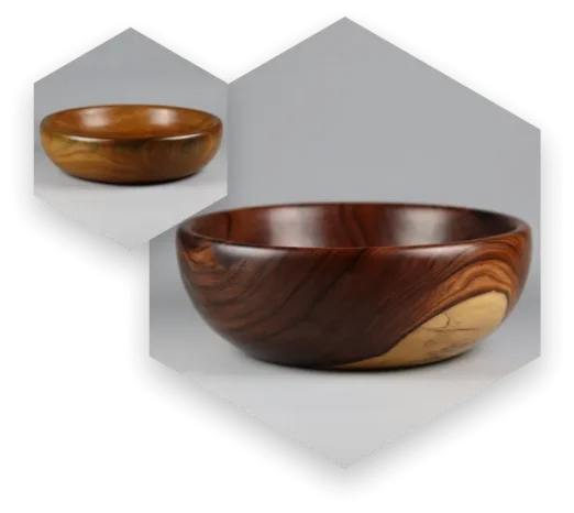 cuencos y ensaladeras de madera premium